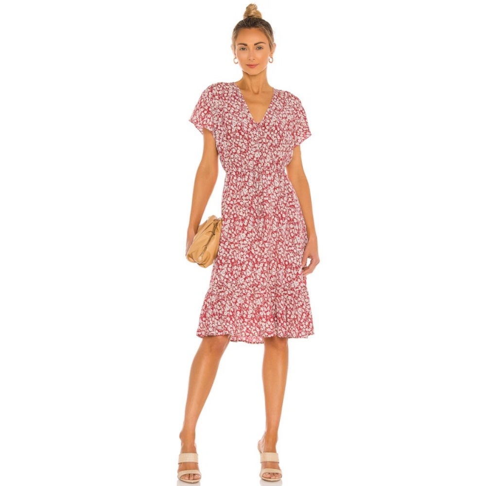 Rails Red and White Mini Dress